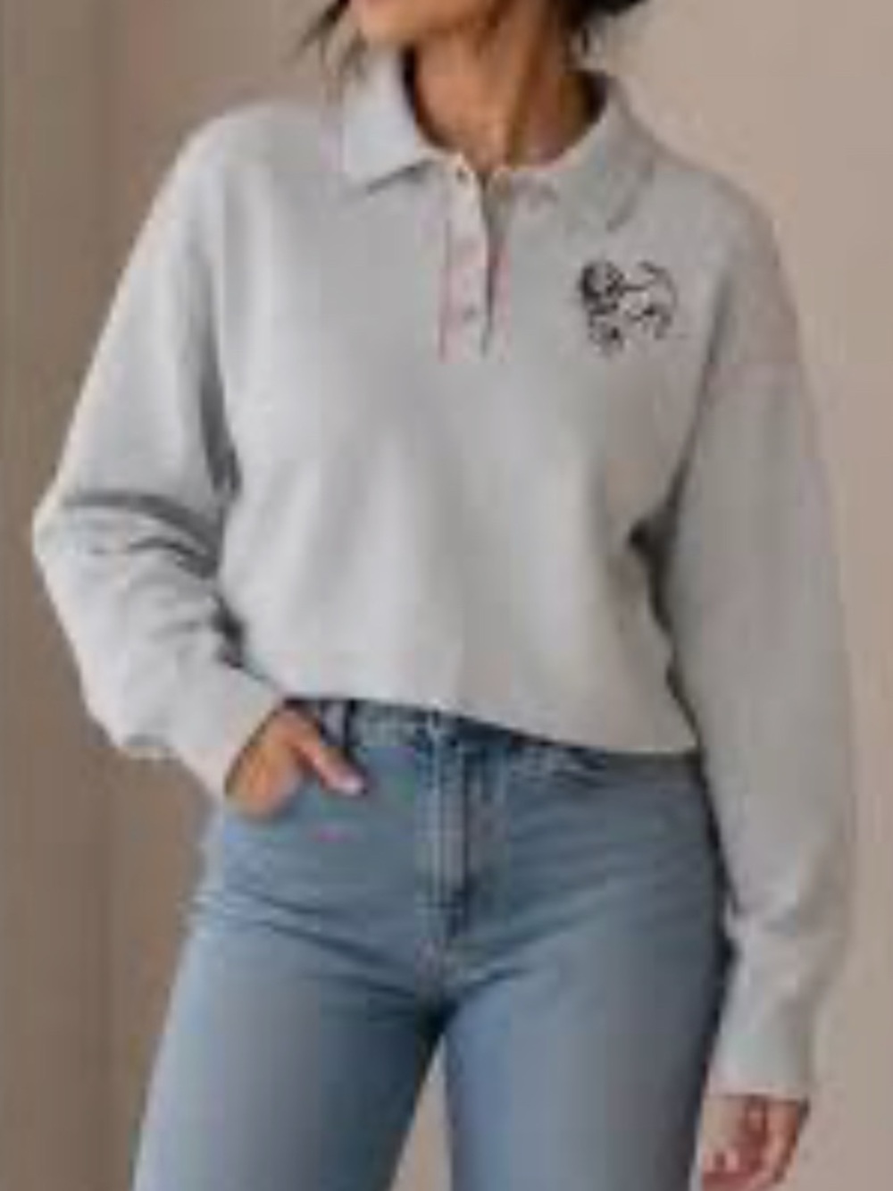 Anthropologie Pilcro Cashmere Blue Sweater - Picture 3 of 8